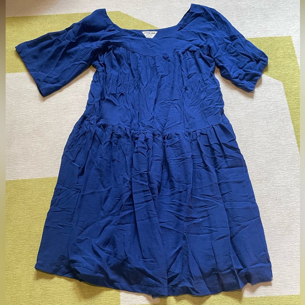 Electric Blue Conrado Tiered Dress L/XL